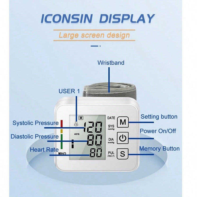 Sale OFF - Electronic Wrist Blood Pressure LCD Monitor