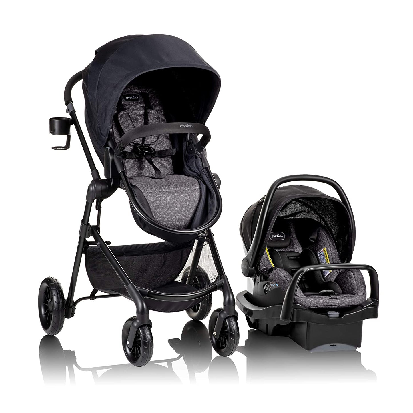 Pivot Modular Travel System with Litemax Infant Car Seat (Casual Gray)