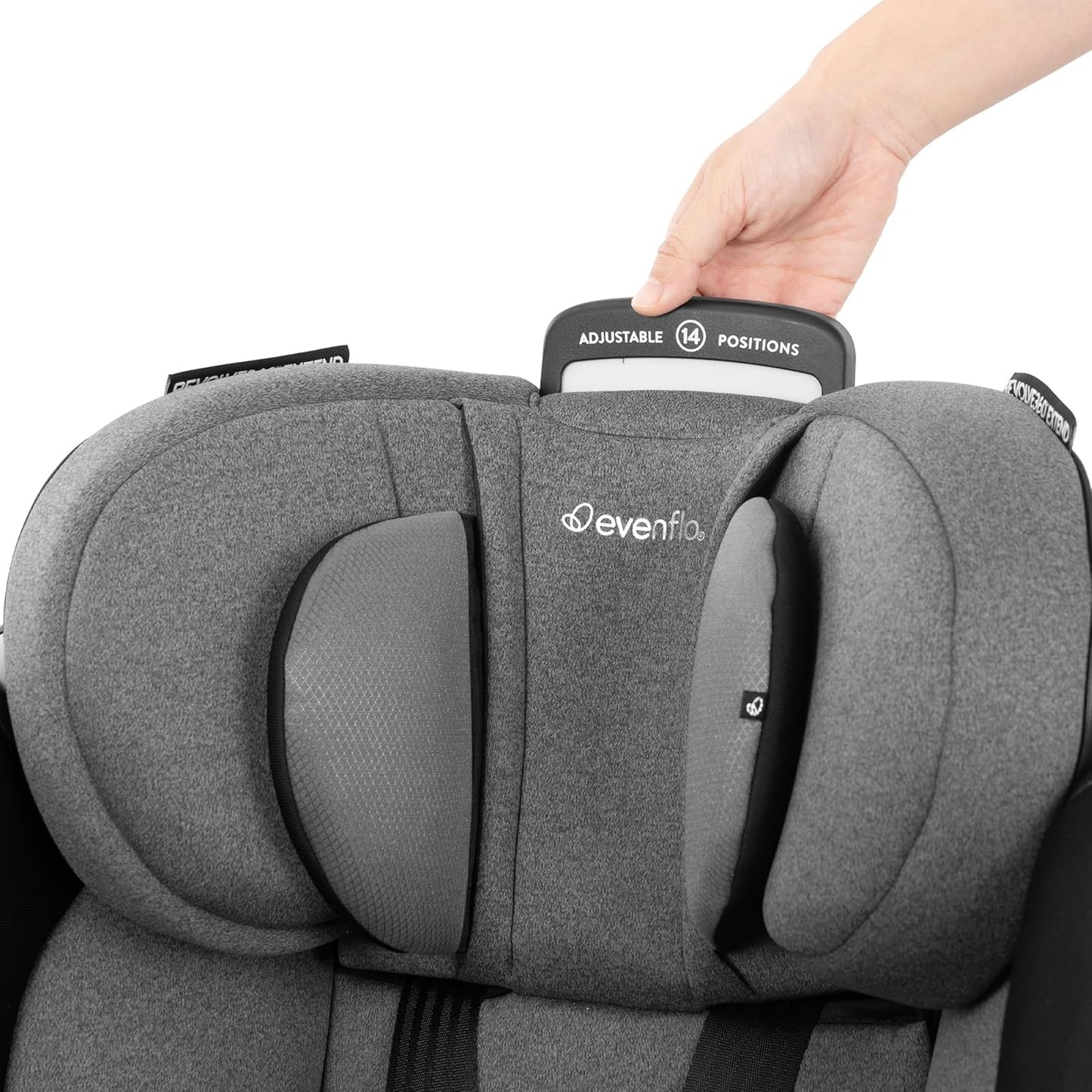 Gold Revolve360 Extend All-In-One Rotational Car Seat with Sensorsafe (Moonstone Gray)