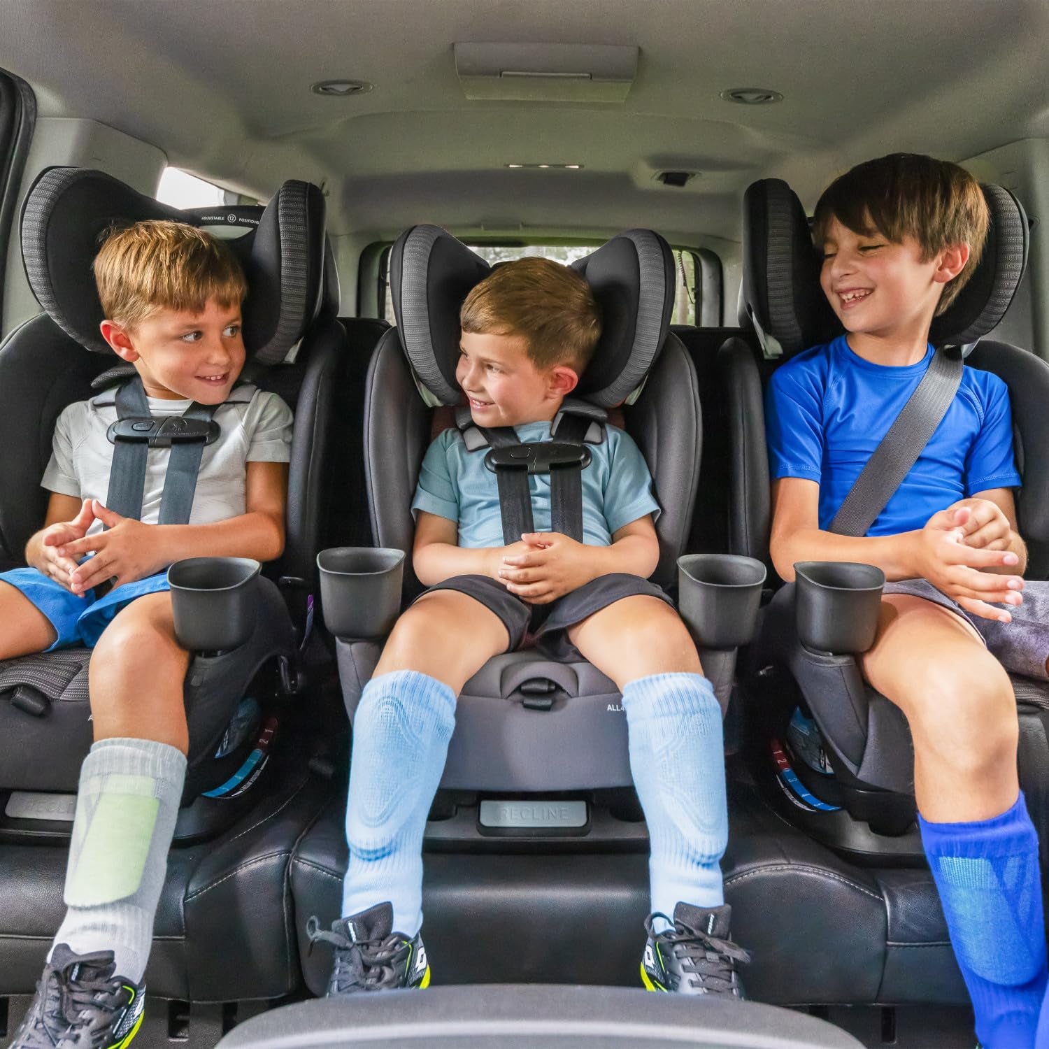 All4Stages Slim 4-In-1 Convertible Car Seat (Sanibel Pink)