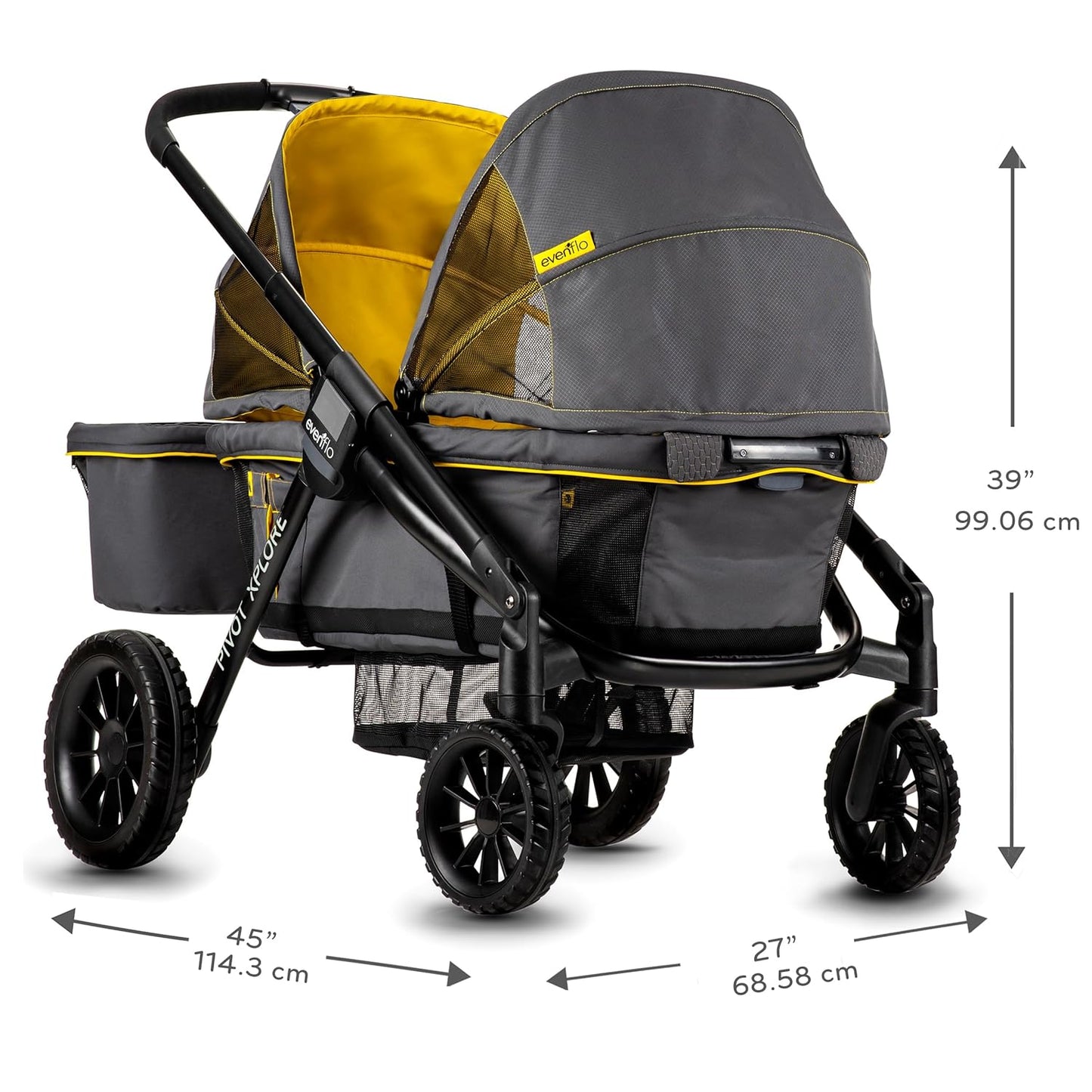 Pivot Xplore All-Terrain Stroller Wagon (Adventurer Gray)