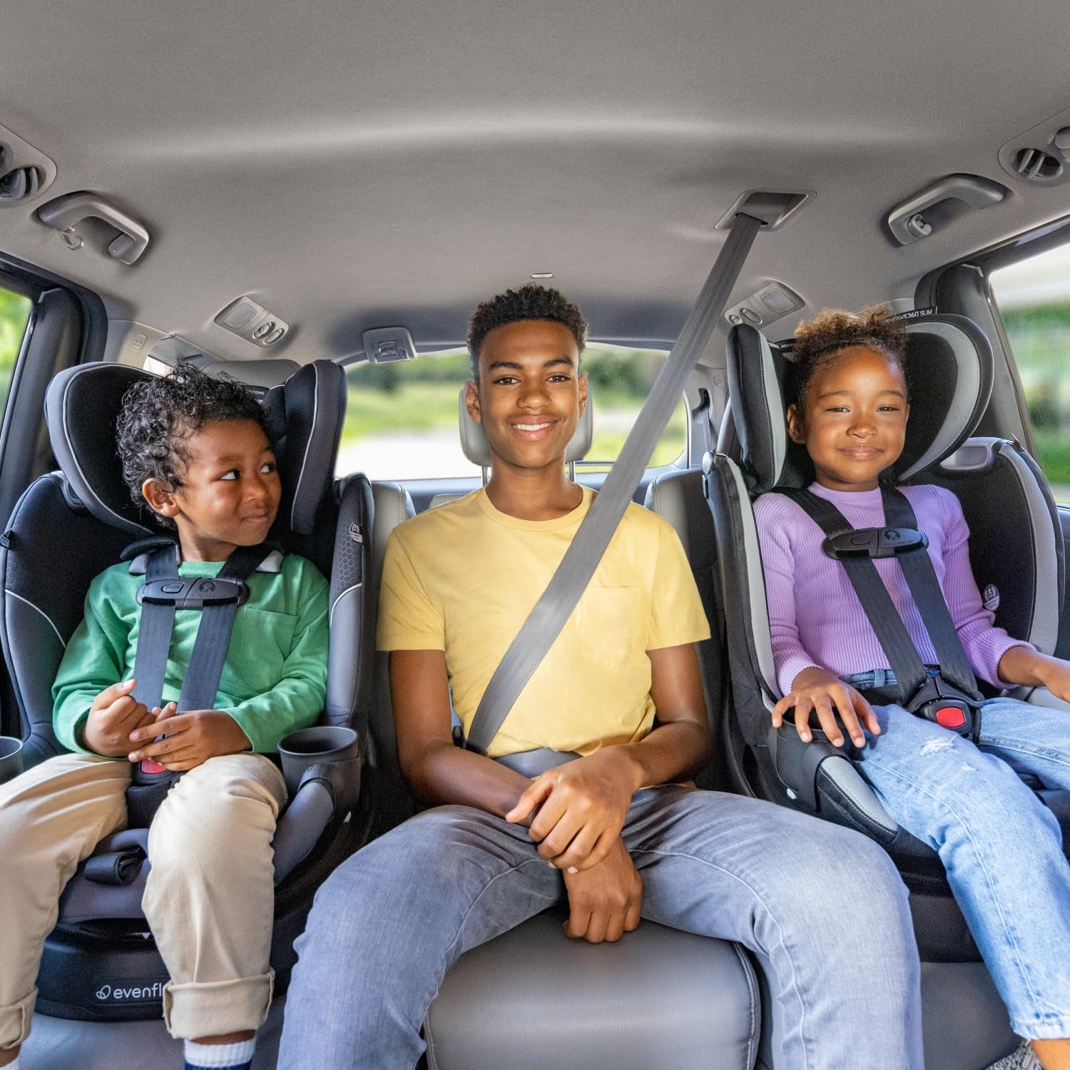 Revolve360 Slim 2-In-1 Rotational Car Seat (Canton Black)