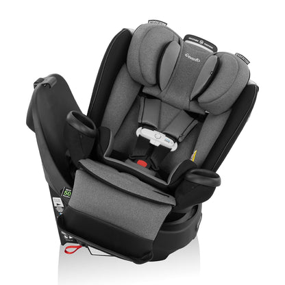 Gold Revolve360 Extend All-In-One Rotational Car Seat with Sensorsafe (Moonstone Gray)