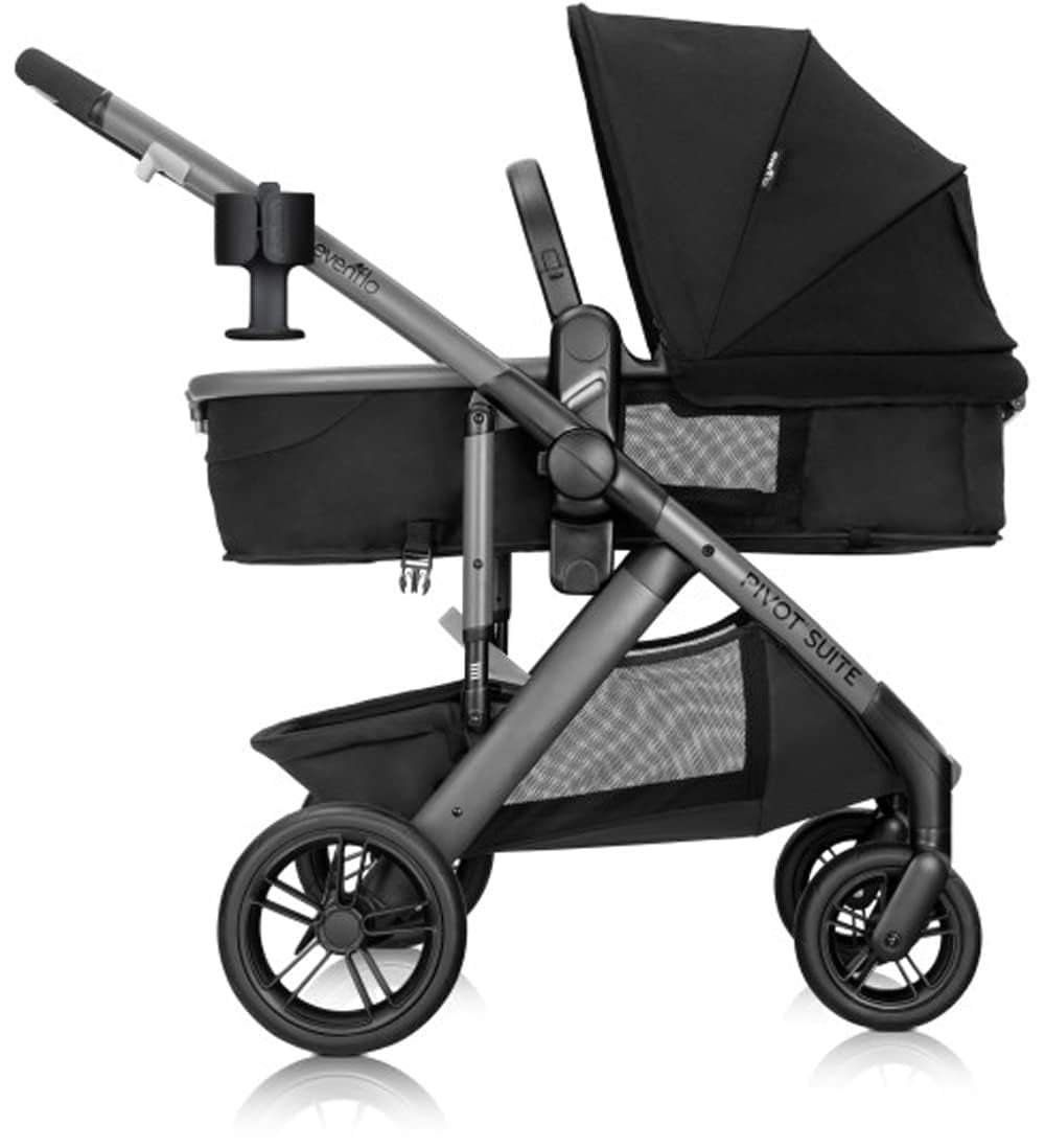 Pivot Suite Modular Travel System with Litemax Infant Car Seat, Dunloe Black