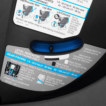 Gold Revolve360 Extend All-In-One Rotational Car Seat with Sensorsafe (Moonstone Gray)