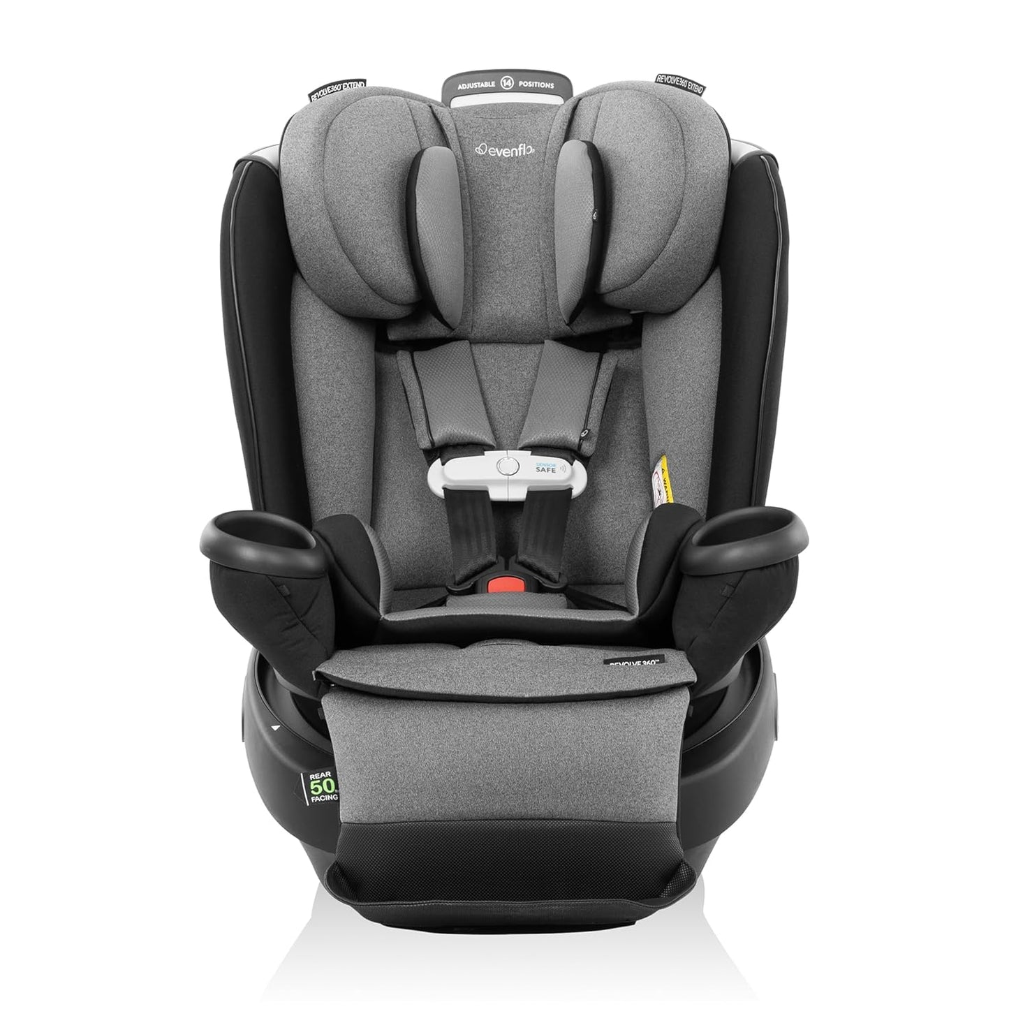 Gold Revolve360 Extend All-In-One Rotational Car Seat with Sensorsafe (Moonstone Gray)
