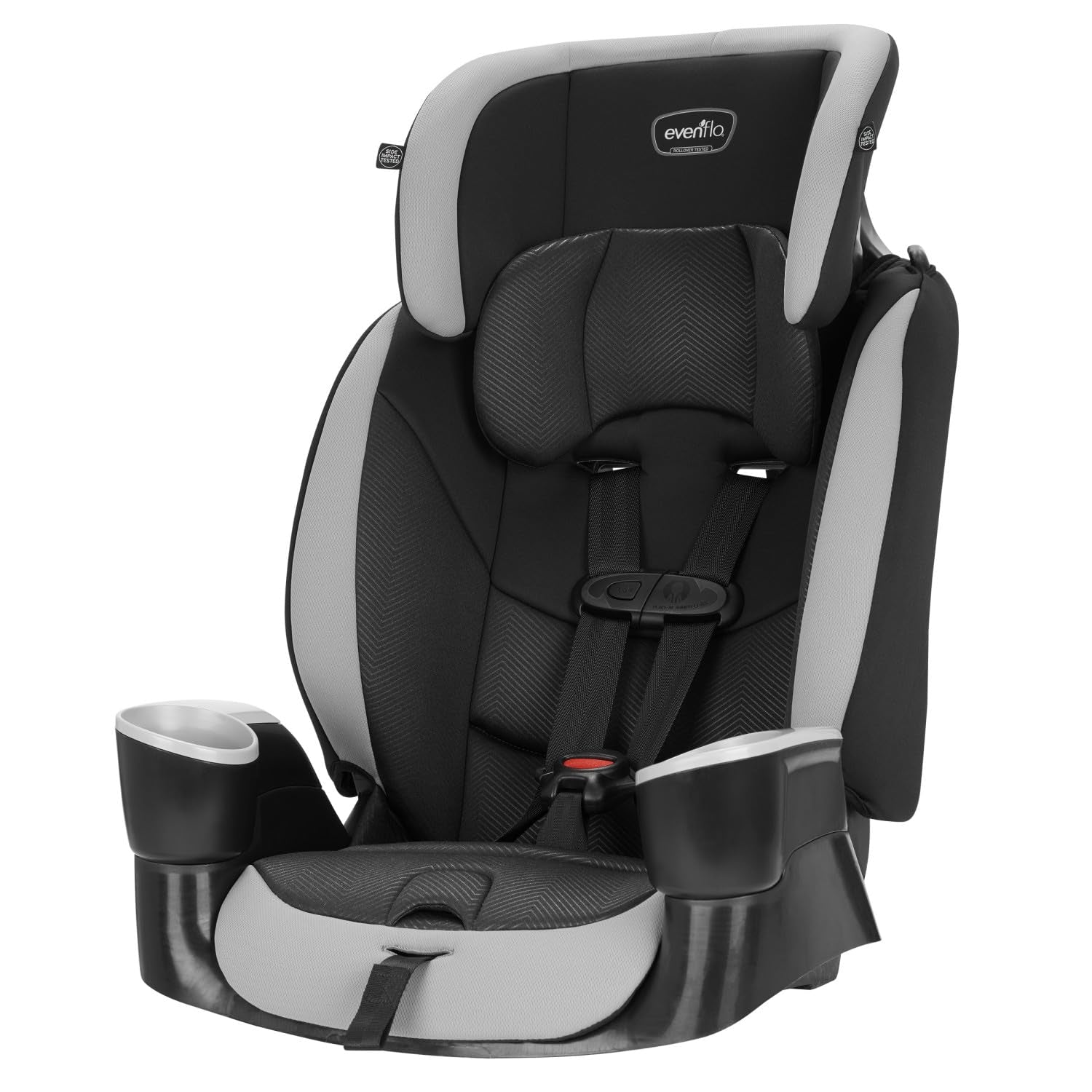 High-Back Booster Car Seat with Harness, 22 to 110Lbs, Maestro Sport, Granite Gray