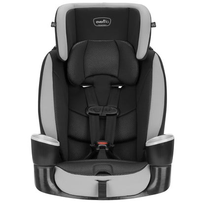 High-Back Booster Car Seat with Harness, 22 to 110Lbs, Maestro Sport, Granite Gray